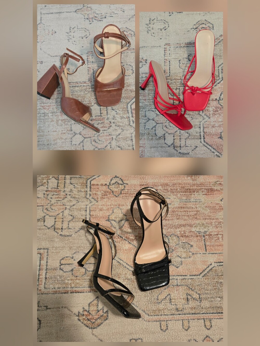 Womens Shoe Heels Lot Size 6